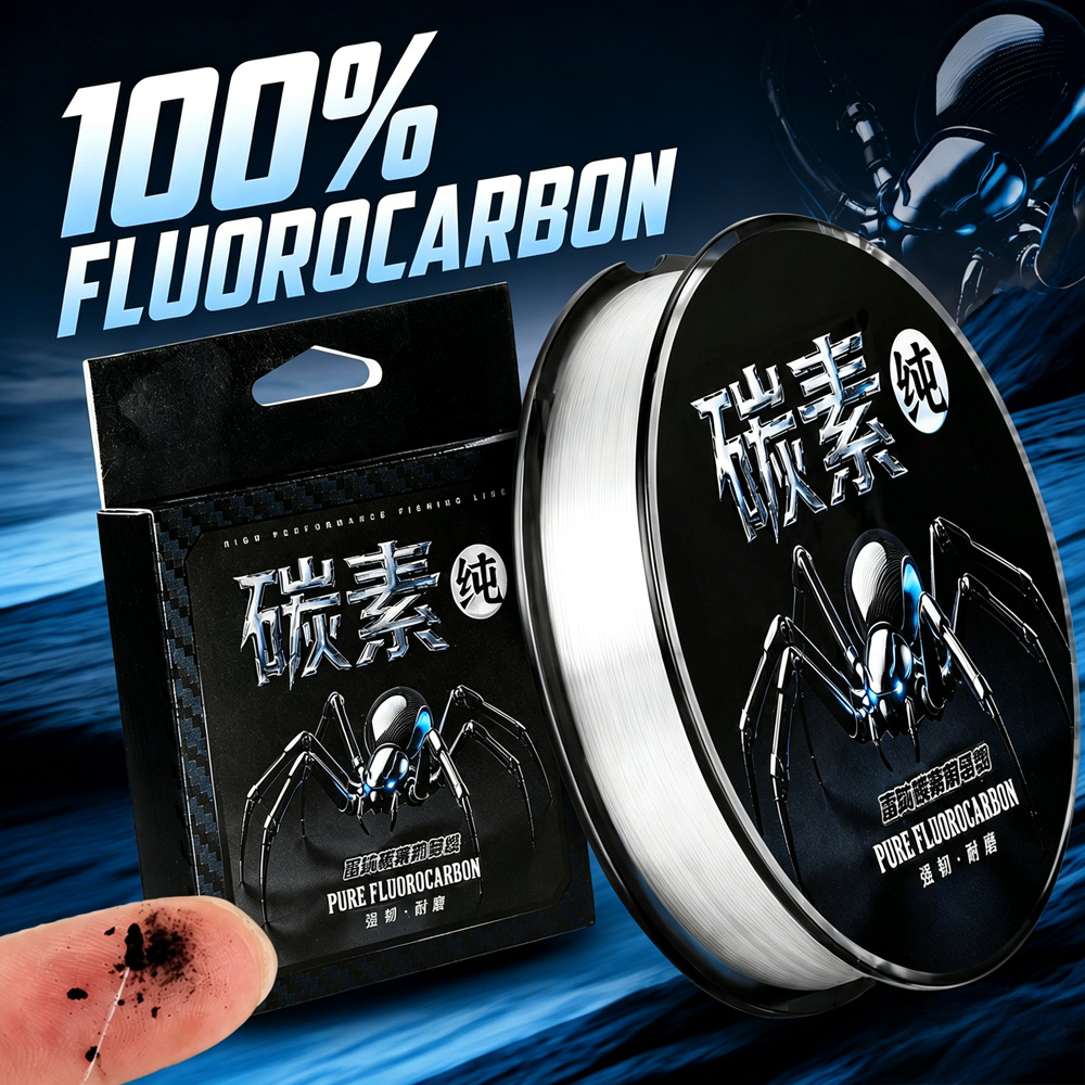 Fluorocarbon Line - Thornsline 100% Carbon Fiber Fishing Line